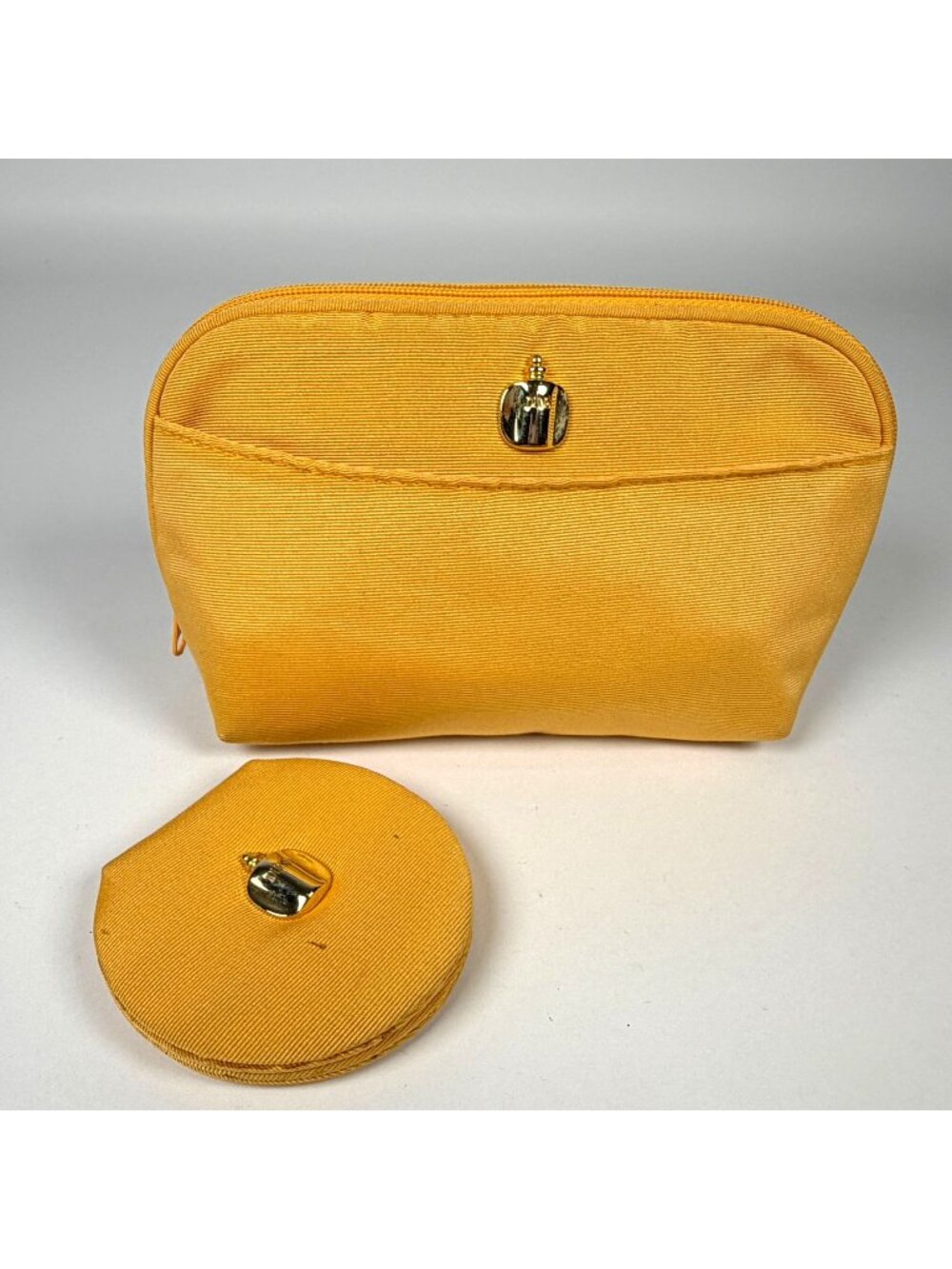 Yellow Dune Cosmetic Bag & Compact Mirror Set Dior Perfume Accessory